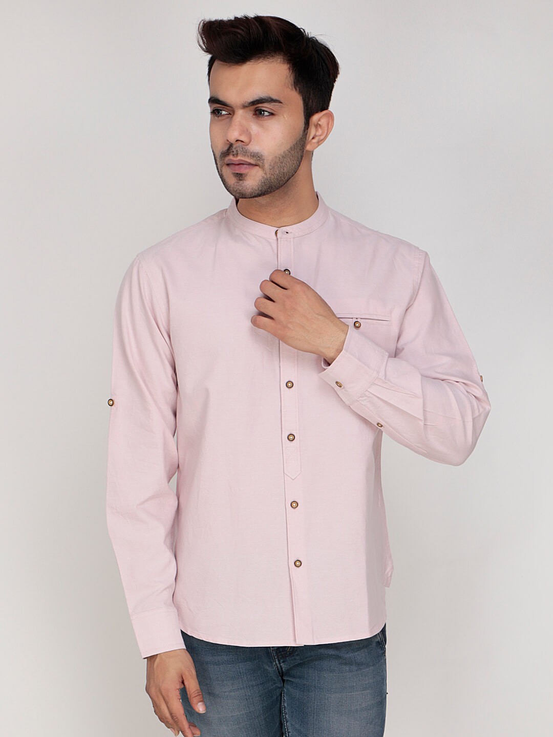 prince collar shirt