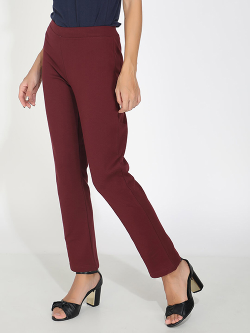 Women Jazz Trouser In Wine