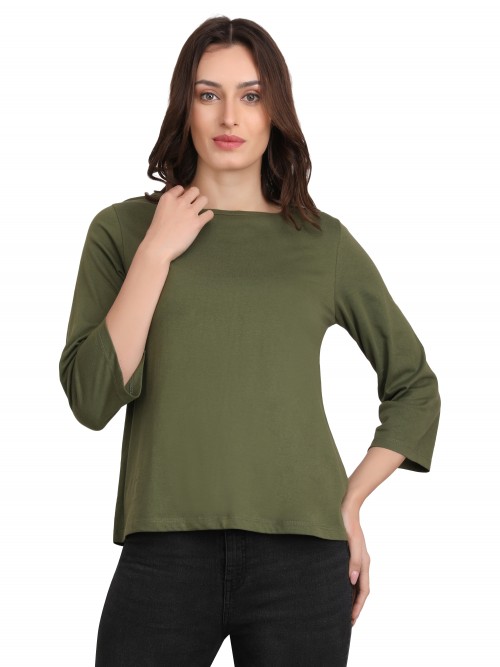 Woman round neck T-shirt