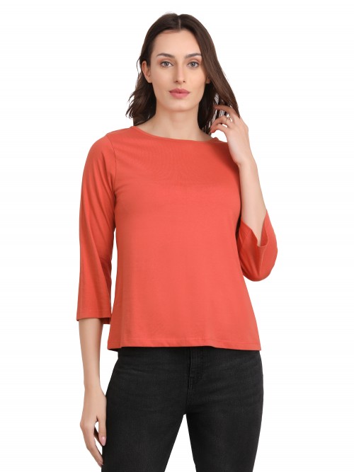 Woman round neck T-shirt