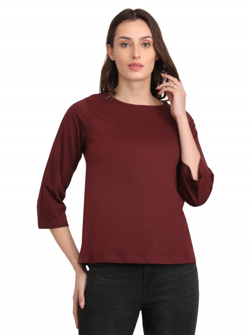 Woman round neck T-shirt