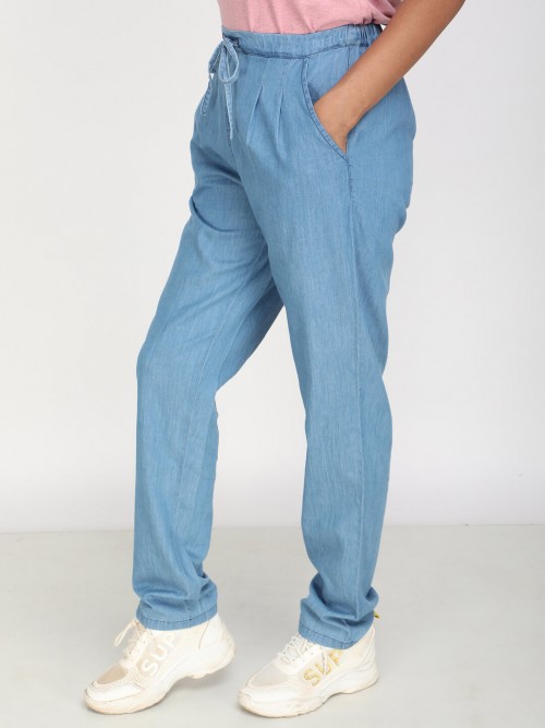 Women Denim String Trouser